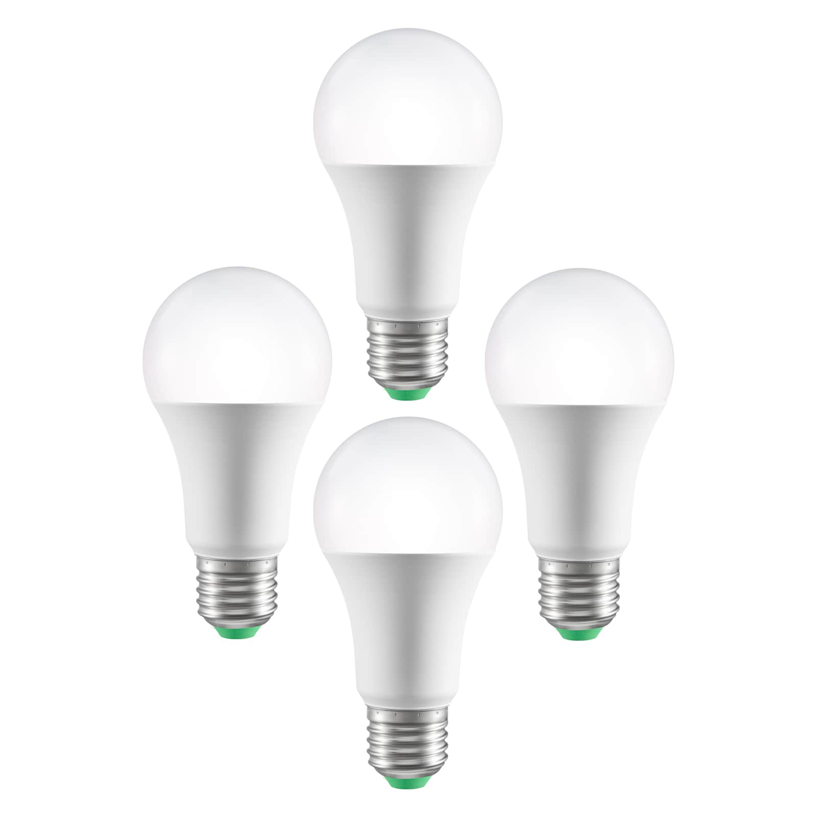 Smart Light Bulbs, 4-Pack, 9W Multicolor LED Bulbs, 800 Lumens With Smart Control Compatibility For Vera, Google Assistant, Alexa, IOS, Android, RGB Color Changing_voghion.com